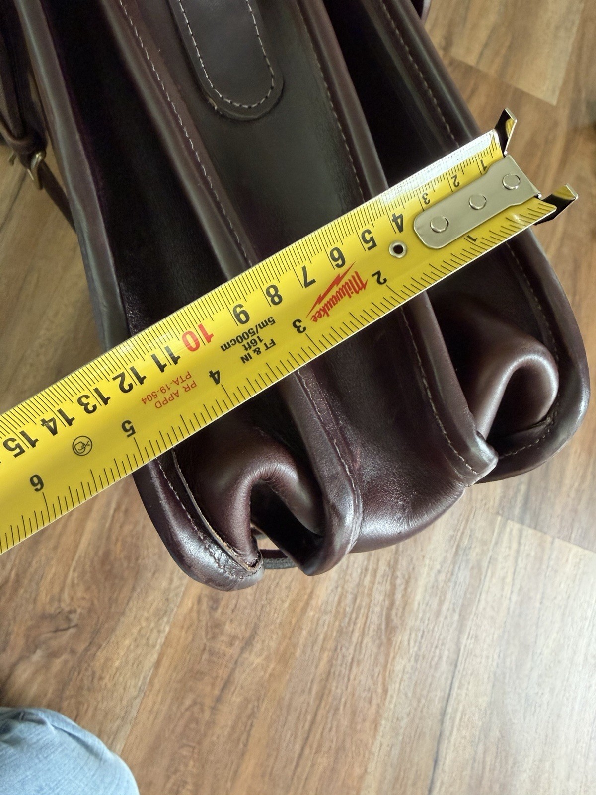 CUSTOM HIDE Saddle Leather Briefcase WW2 Style Dispatch Field Bag Messenger