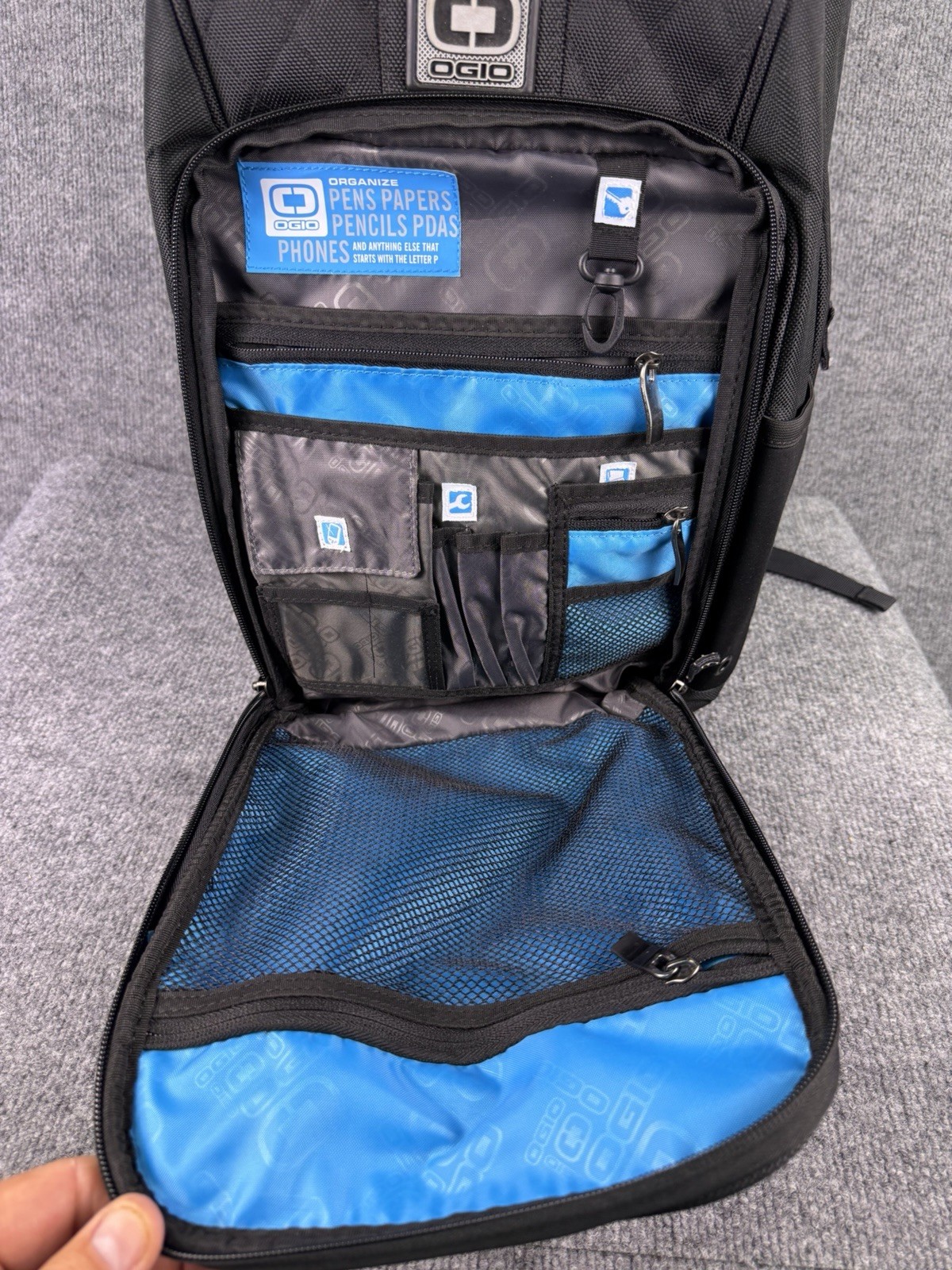 OGIO Epic Laptop Backpack Black NWOT Daypack Travel School Bookbag Fits 17 in