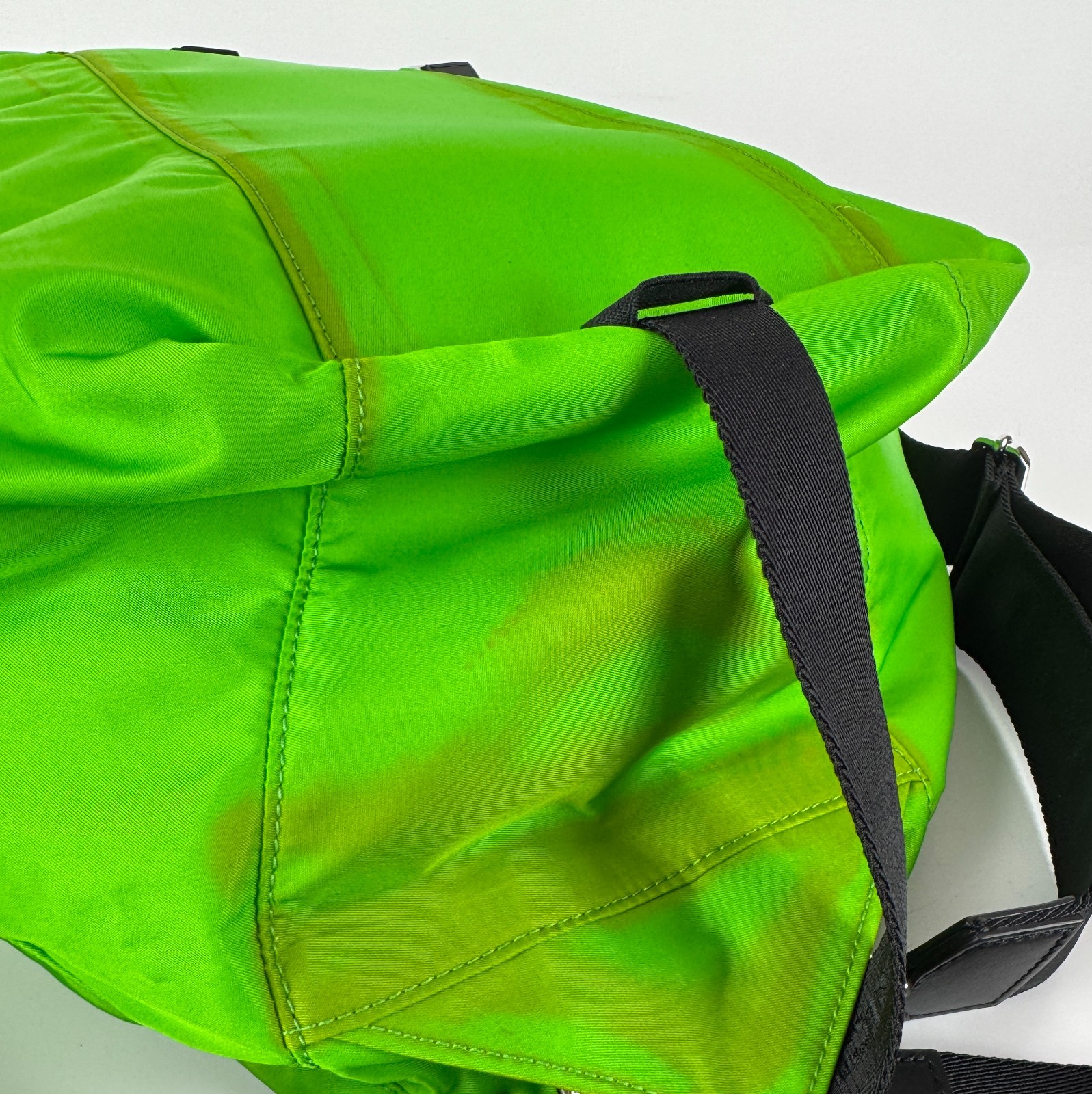 $1,250 Givenchy NWT Auth Green G Zip Duffel Bag Backpack Pockets Handle Adjust