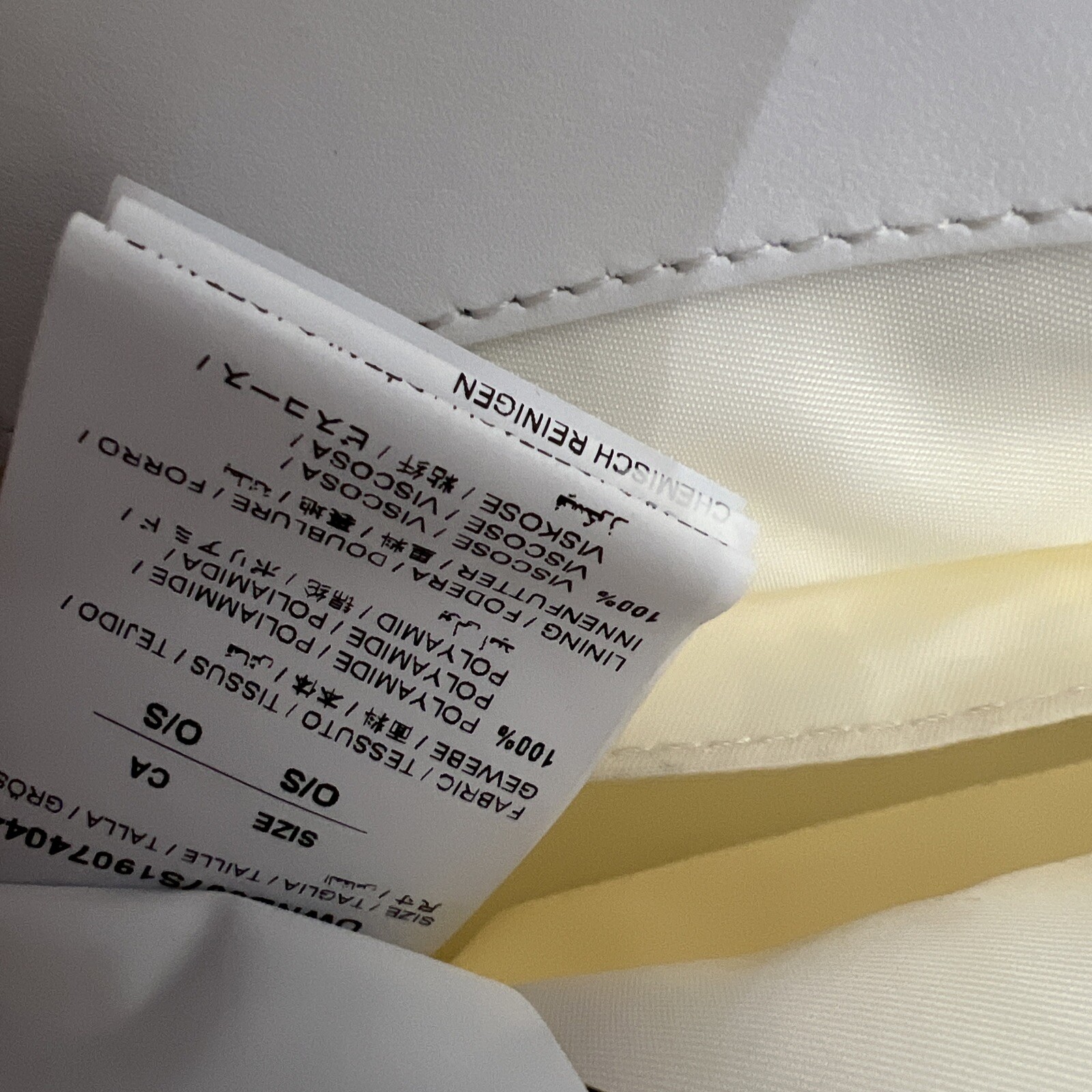OFF White BACKPACK Virgil Abloh Work Wear White Ivory Women
