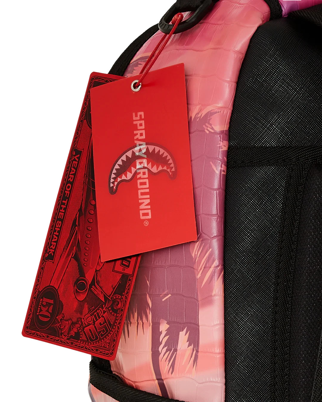 Sprayground CROCASSO – JET DRIFT BACKPACK Velour Laptop Compartment Faux Leather