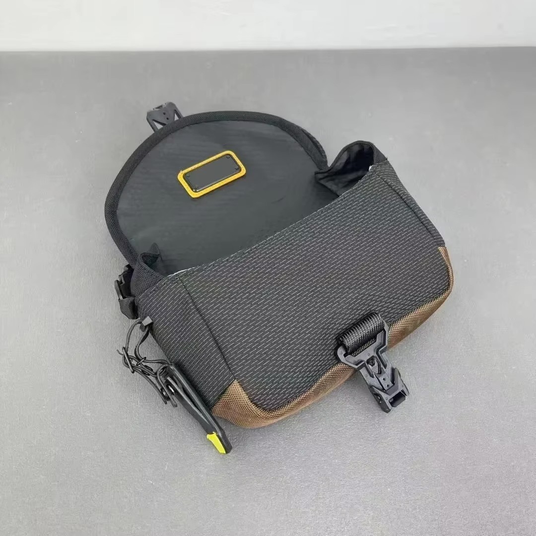 NEW TUMI Alpha Bravo Compass Crossbody Bag 232716 Onyx Black Flap