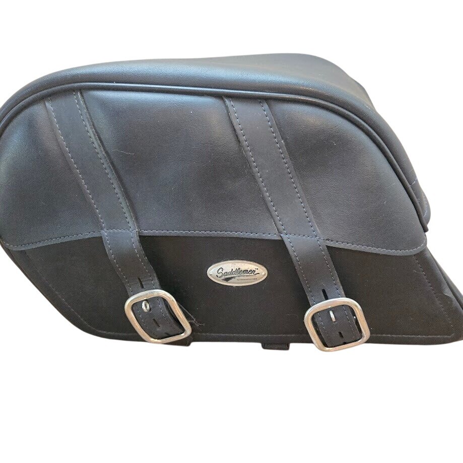 Saddlemen Drifter Slant Motorcycle Saddlebags – Versatile Throw-Over Jumbo