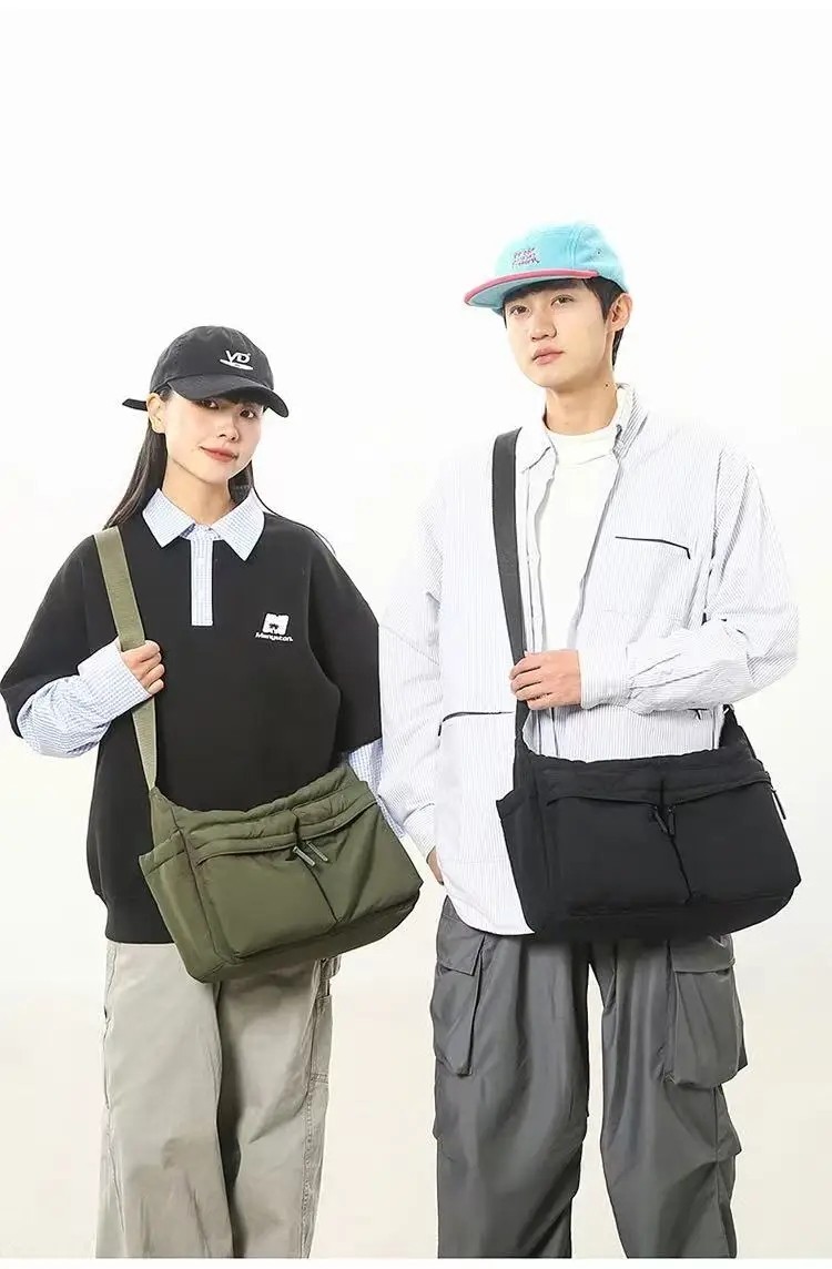 Multi Pocket Shoulder Bag 2 Colors Handbag For Men Messenger Bag