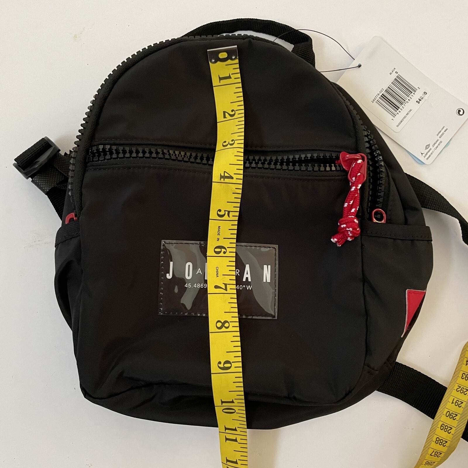 Nike JORDAN JUMPMAN MINI BACKPACK Purse Bag Kids Adults Unisex Black NWT