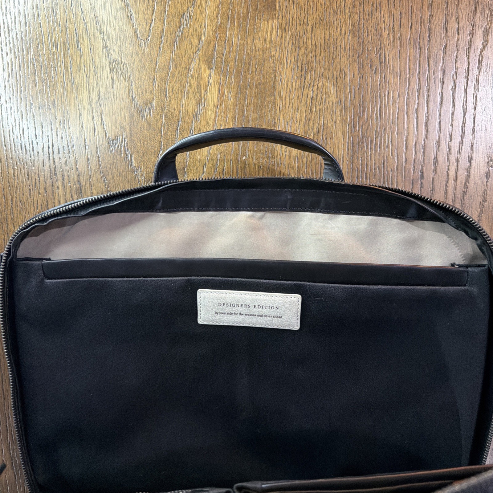 Bellroy Designers Edition Leather Laptop Briefcase Black Work Messenger Bag