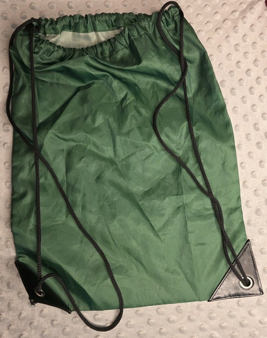 Attack On Titan Green Drawstring Backpack 16” X 12” Nerd Block Exclusive 2015