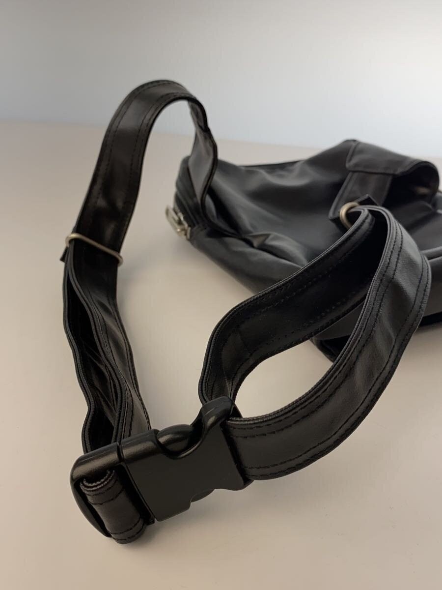 Authentic PORTER Black Shoulder Bag 6.5cm x 21cm x 16.5cm Damage-Free