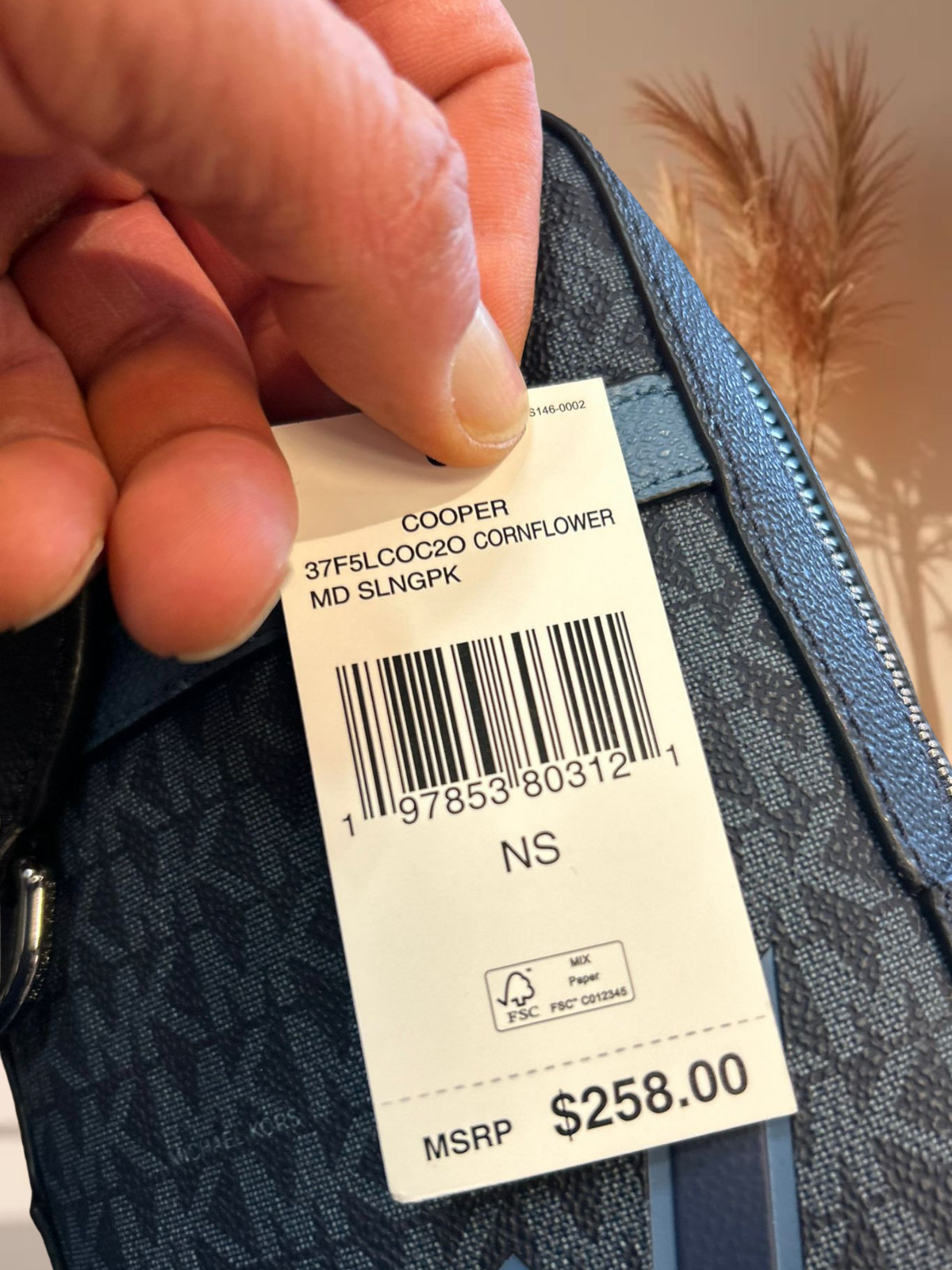 Michael Kors Cooper Medium Signature Logo Crossbody Sling Pack Men Bag Variation