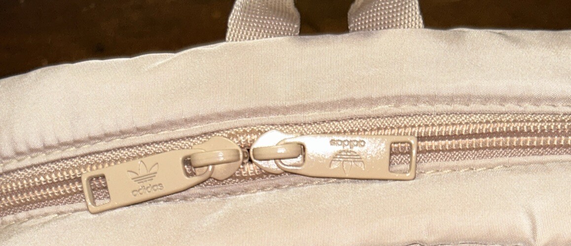 Adidas Original Puffer Pouch Magic Beige White Crossbody Fanny Hip Pack