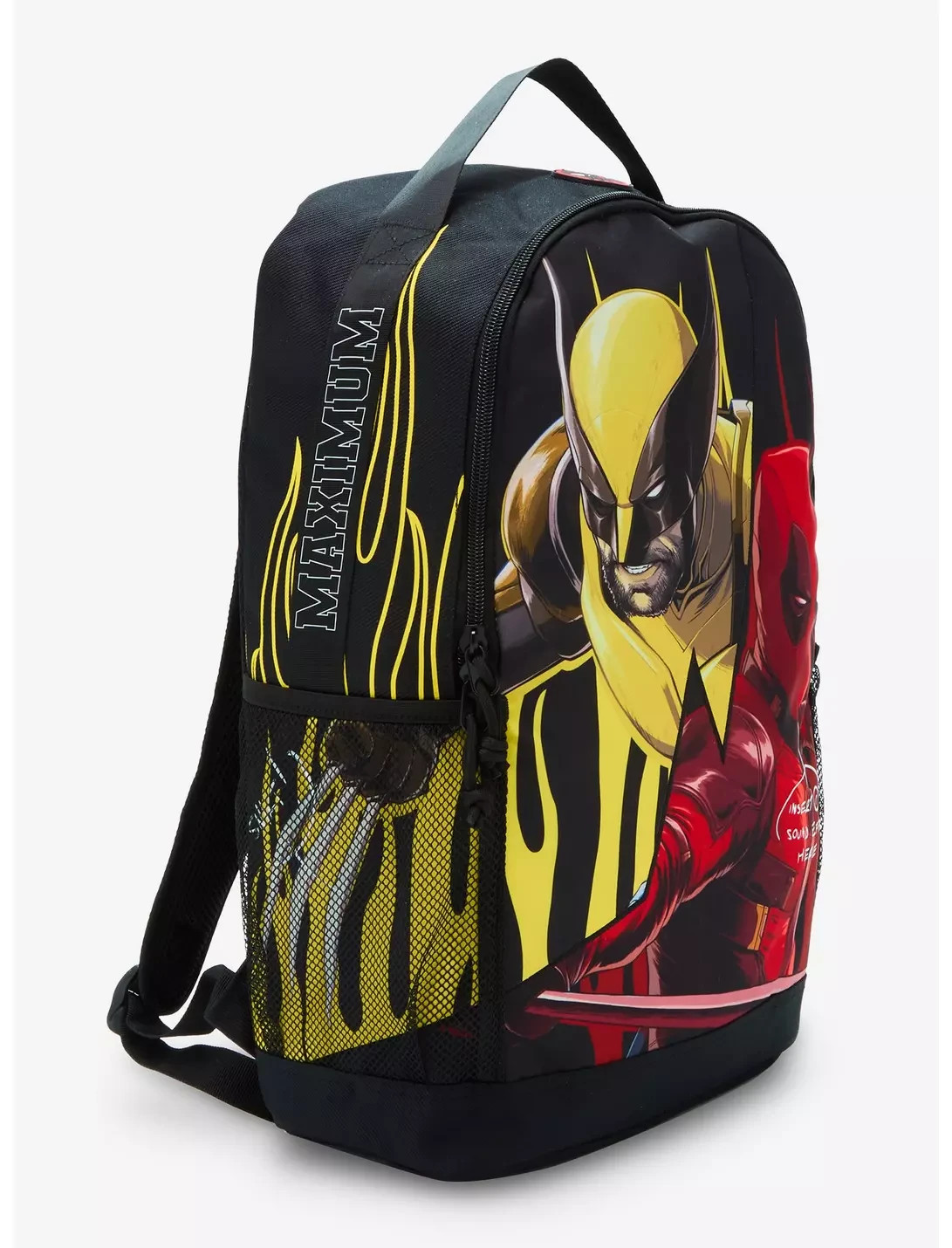 NEW – Marvel X-Men Deadpool & Wolverine Split Laptop School Backpack