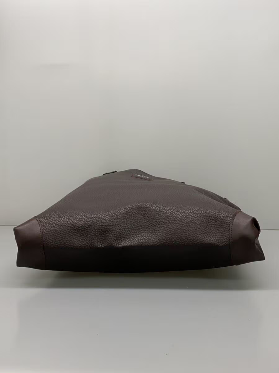BEAMS Tote Bag Leather BRW Plain