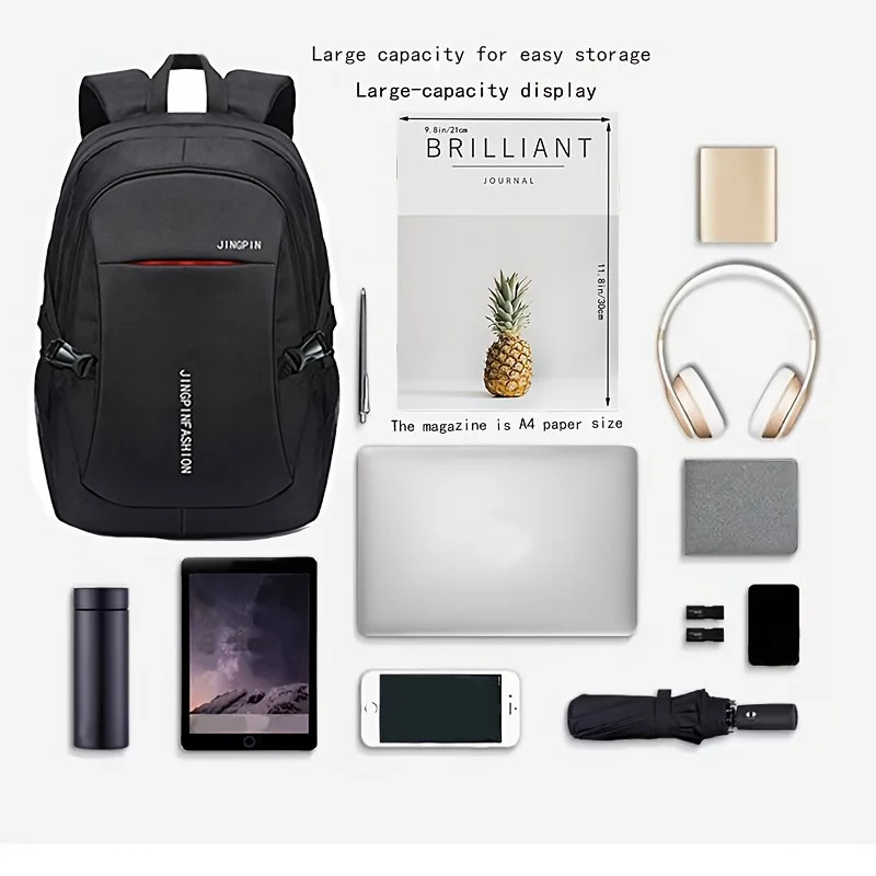 Men’s Backpacks Oxford Waterproof Rucksack Business Computer Bag Casual