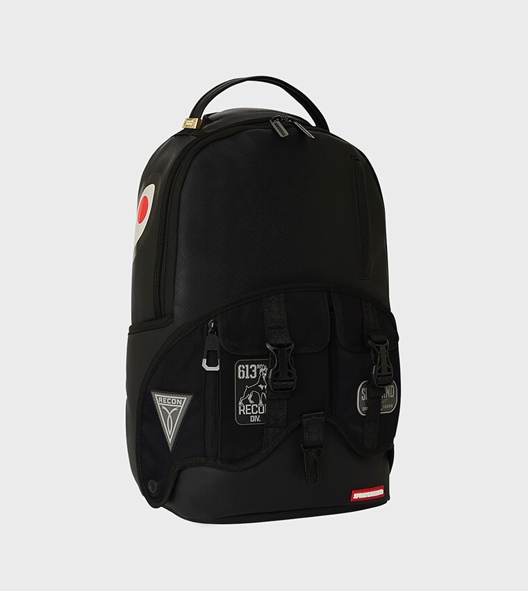Sprayground Triple Black Backpack James First Class Monte Carlo Luxury Rare Bag