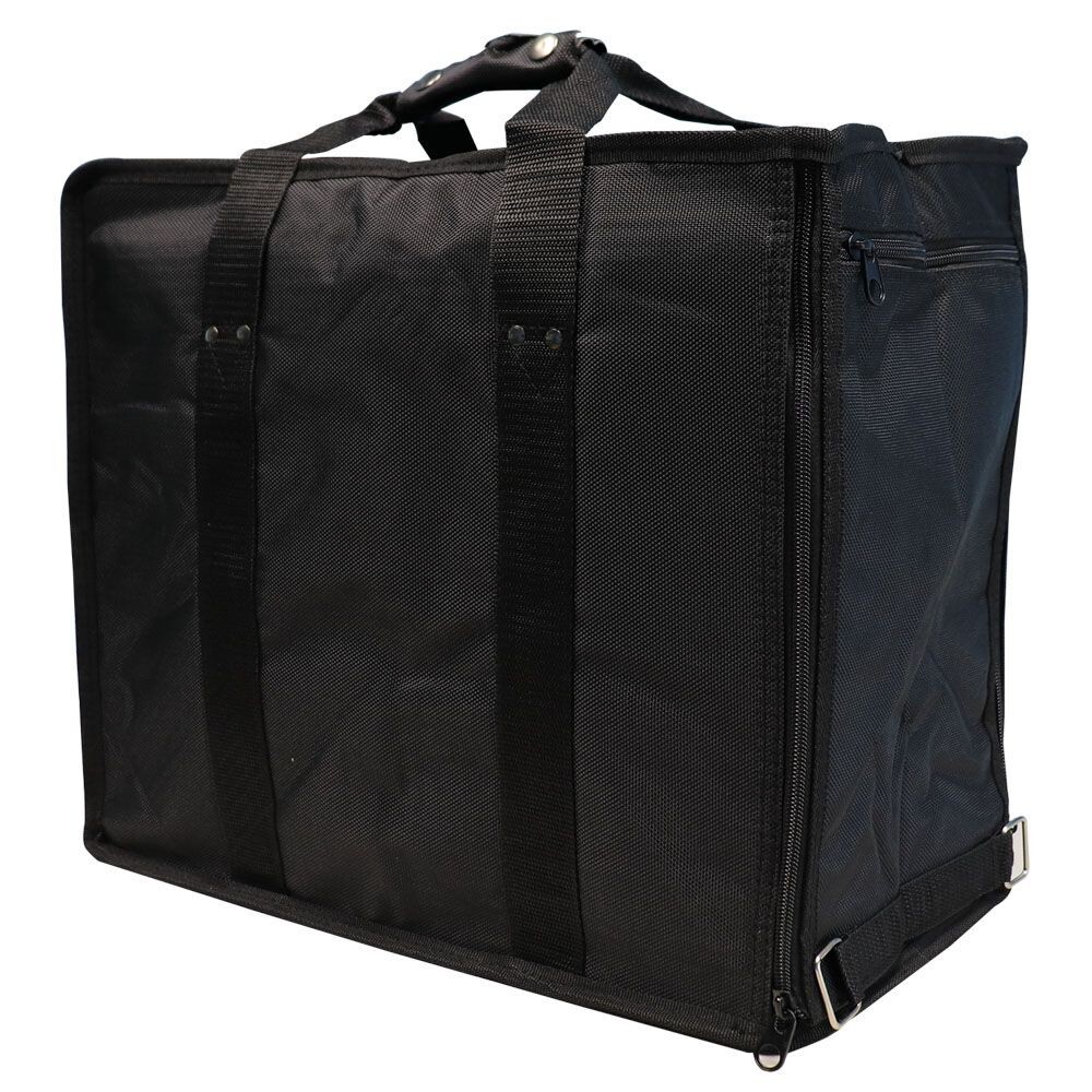 Black Water Resistant Jewelry Tray Carrying Case, Holds 12 1″ Trays