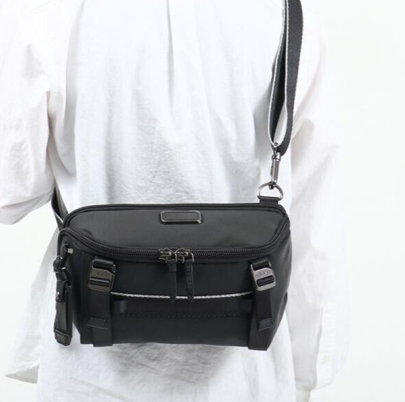 Tumi Alpha Bravo Platoon Sling Bag 3 Colors Black Gray Navy Outlet products