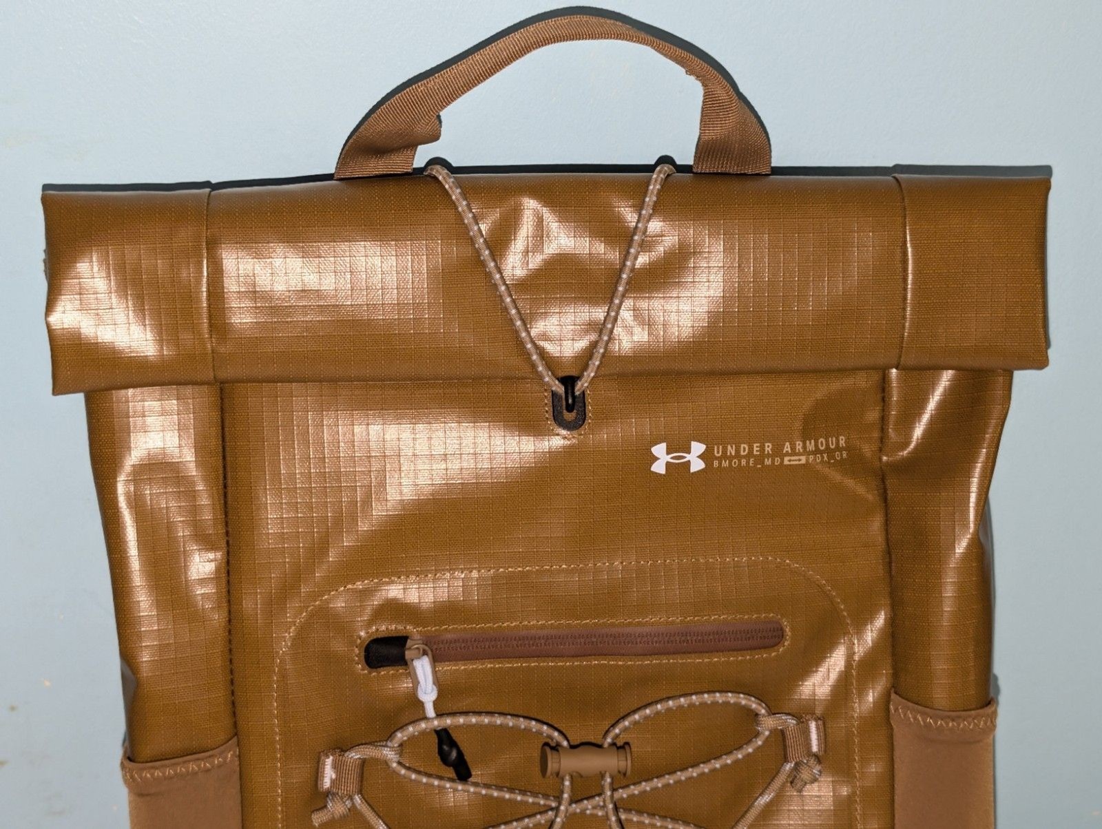 Under Armour Summit Small Backpack Coyote Camel Brown Waterproof $140 NEW