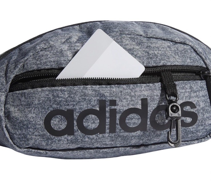 Adidas Men’s Core Waist Pack Gray Heather & Black