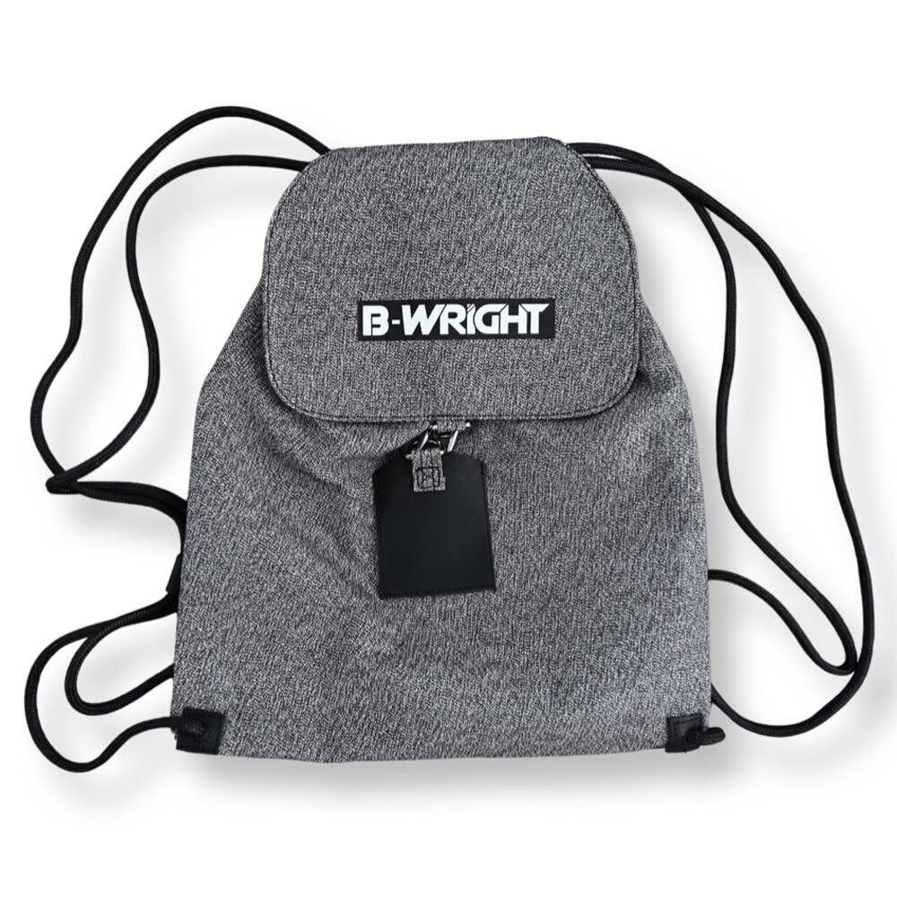 Slash Resistant Drawstring Bag With Top Flap & Locking Mechanism | Anti Theft