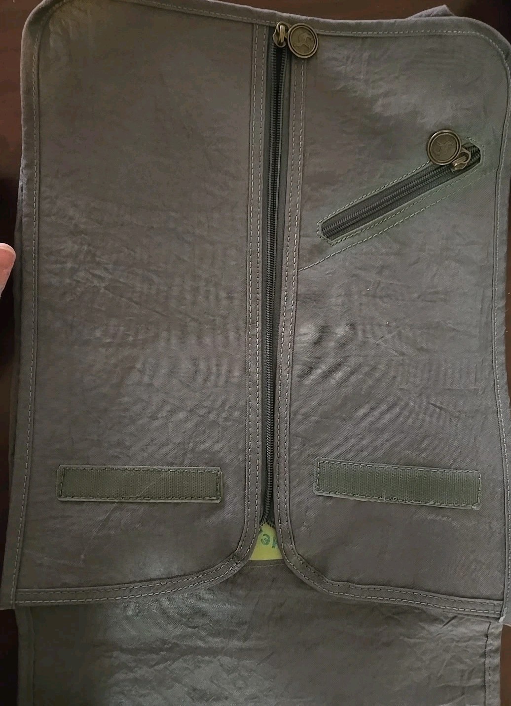 Camel Vintage 90s Travel Bag Green Cigarette Brand No Straps Or Handle