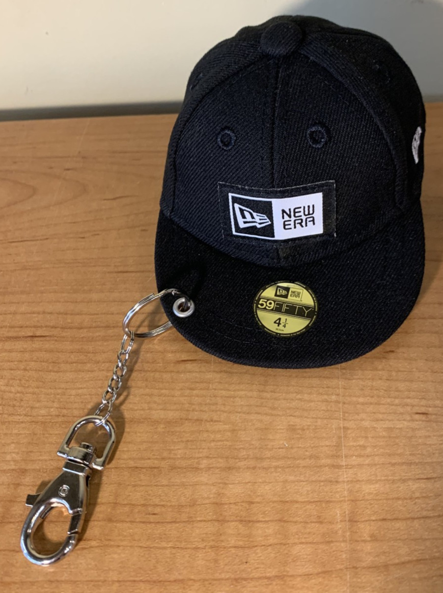 1u) NEW ERA 59FIFTY Cap Pouch Eco Bag reusable bag 8L Keychain Black New