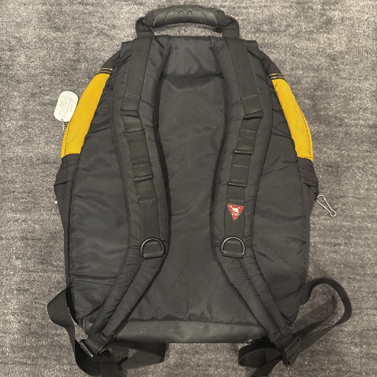 Vintage Oakley Software Spikes Backpack Black Yellow Spike Y2K HTF – Read