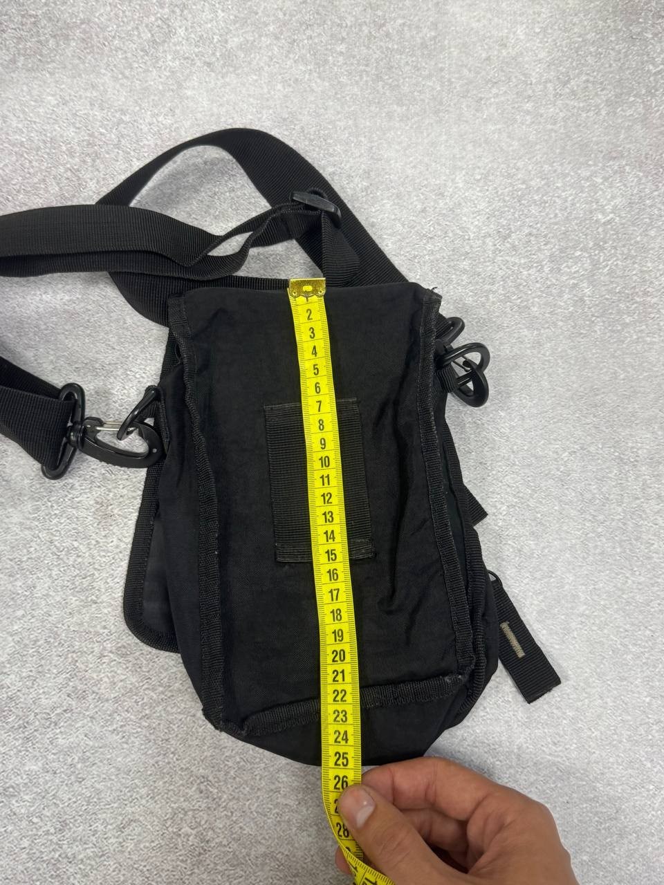Vintage Diesel Nylon Y2K Black Shoulder Crossbody Sling Bag Men Rare Messenger