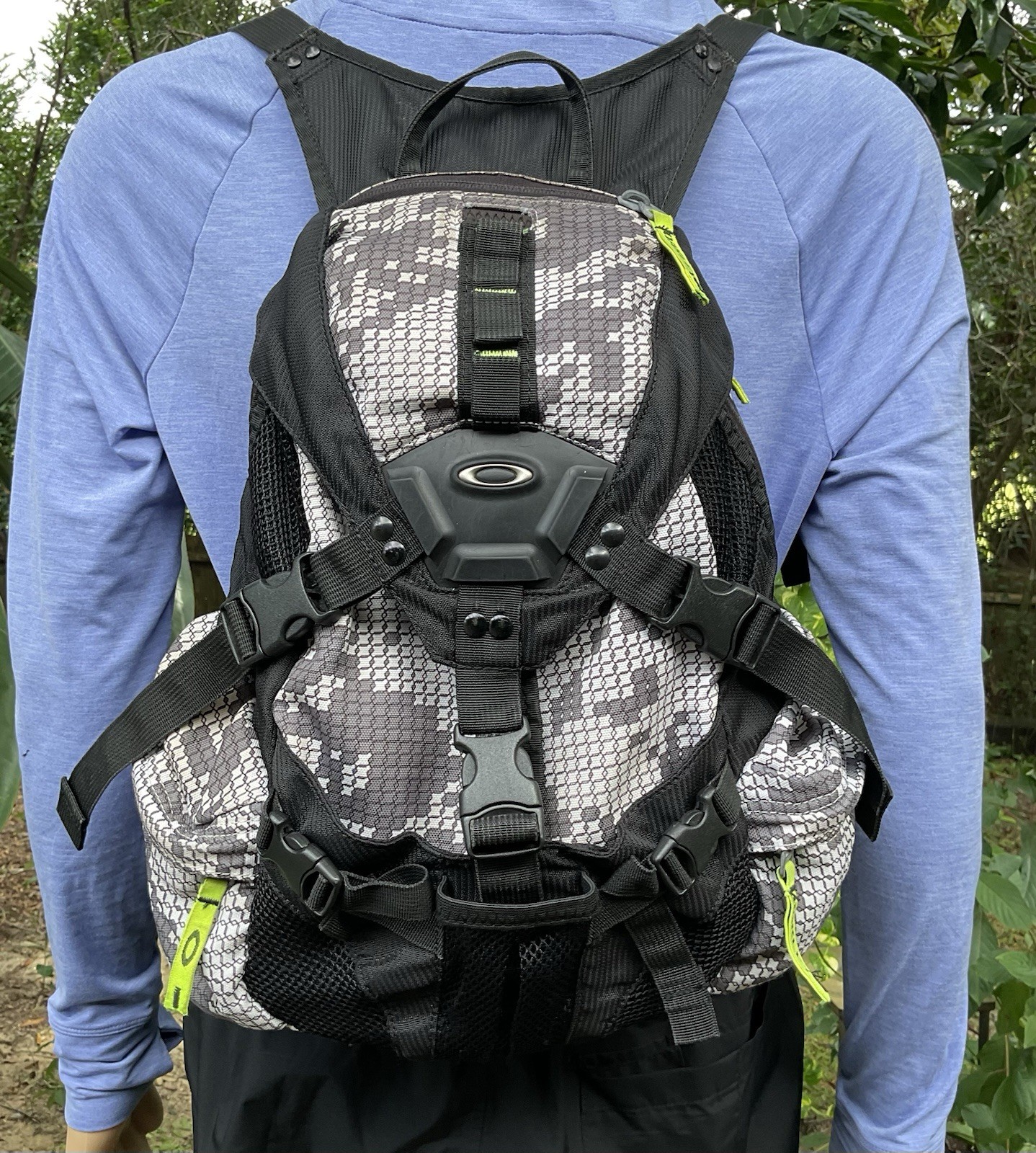 OAKLEY ICON 3.0 y2k White Digital Camo BACKPACK Tactical Military Mechanism AP