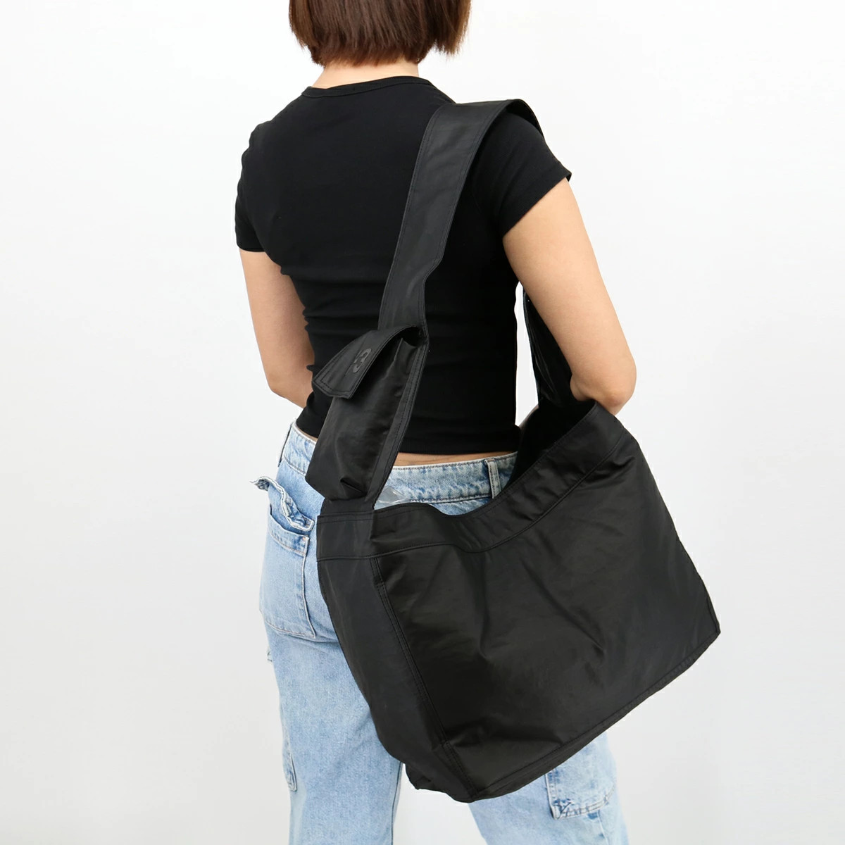 YOHJI YAMAMOTO Y-3 Shoulder Bag KD4181 NEWSPAPER BAG Messenger Bag Tote Bag