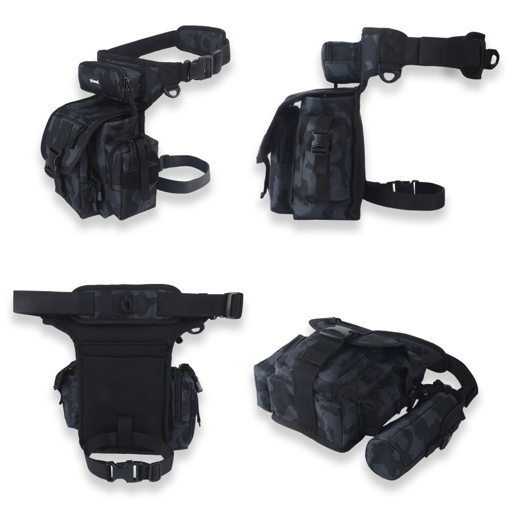 Waterproof Waist Belt Fanny Pack with Drop Leg Thigh Holster – Outdoor Adventure