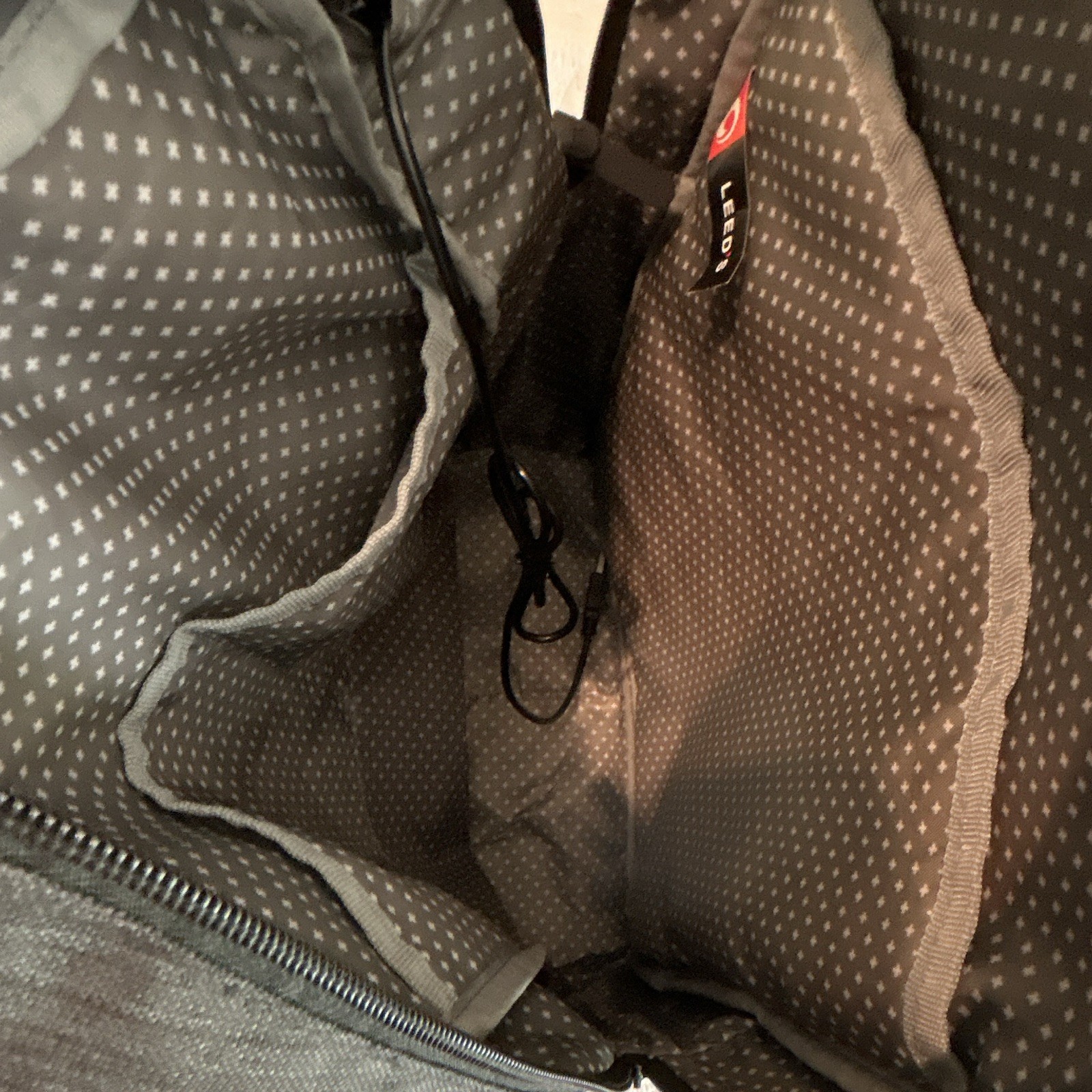 Rado Switzerland Unisex Medium Backpack Zip Closure Gray/Black Inner Pockets