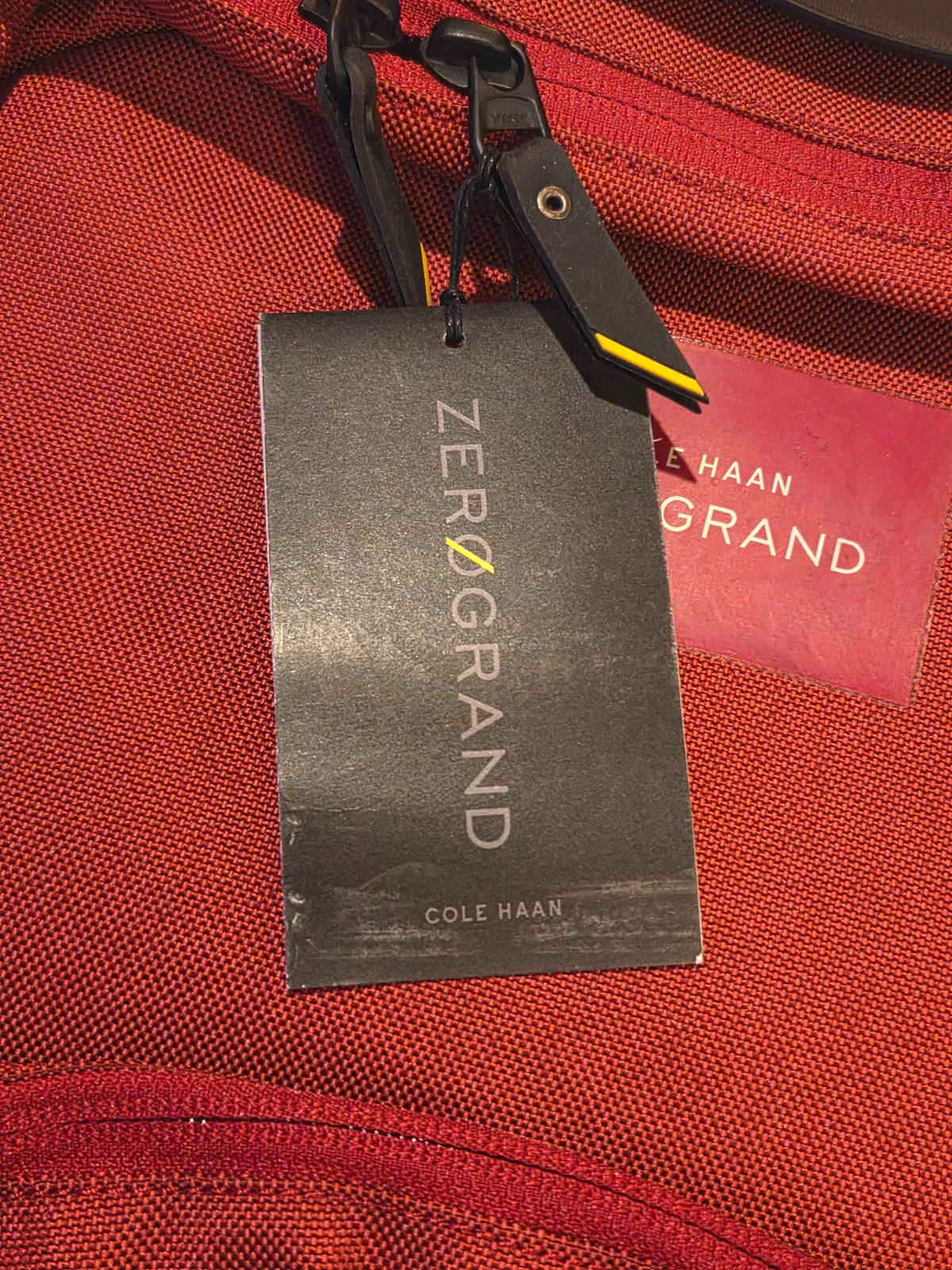 Cole Haan Zerogrand Backpack Red Dahlia New with Tags Go Everywhere Waterproof