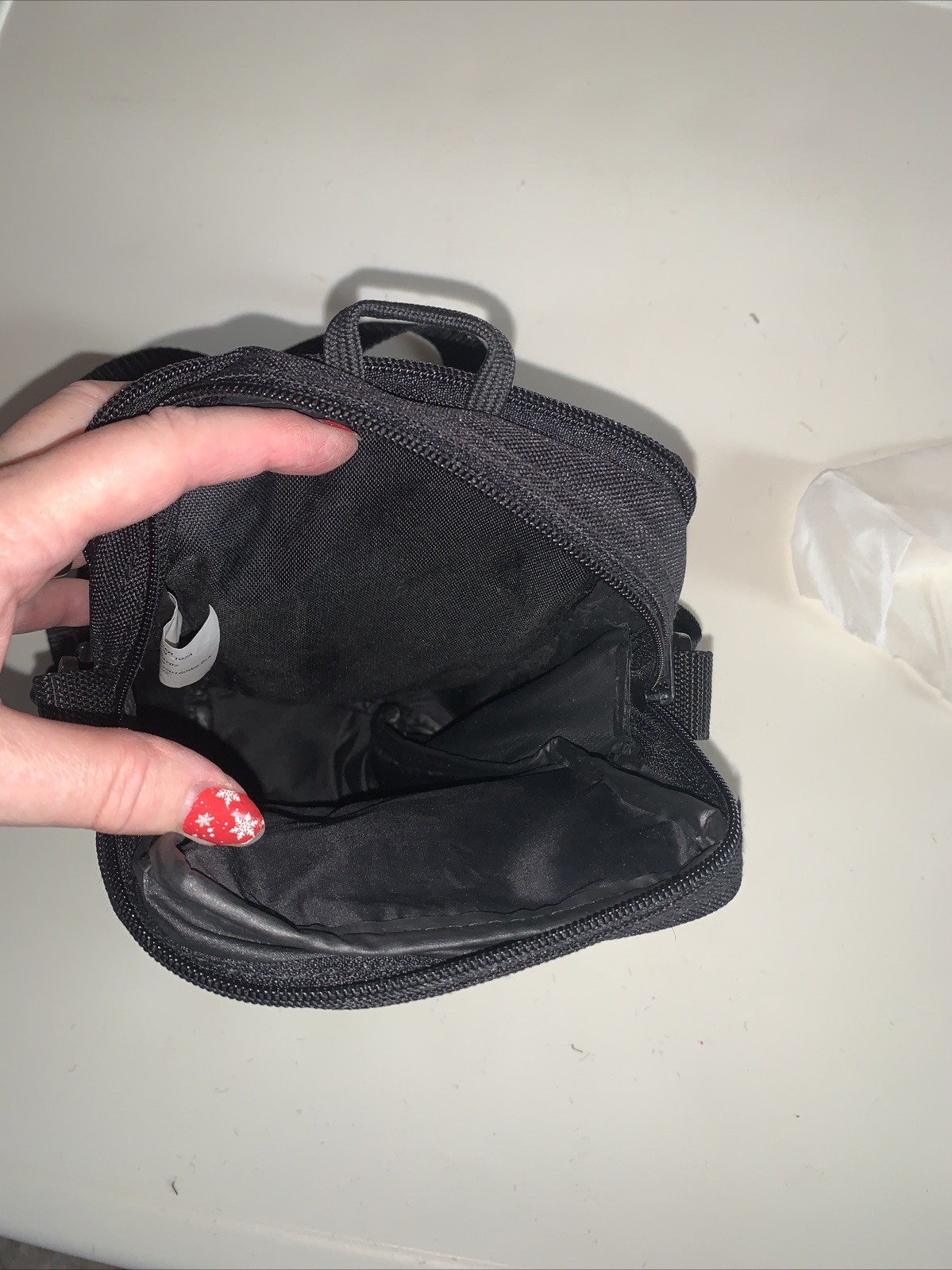 East Sport Bag Travel Pouch Multi-Pocket Nylon Black B5 Camera Bag Compact