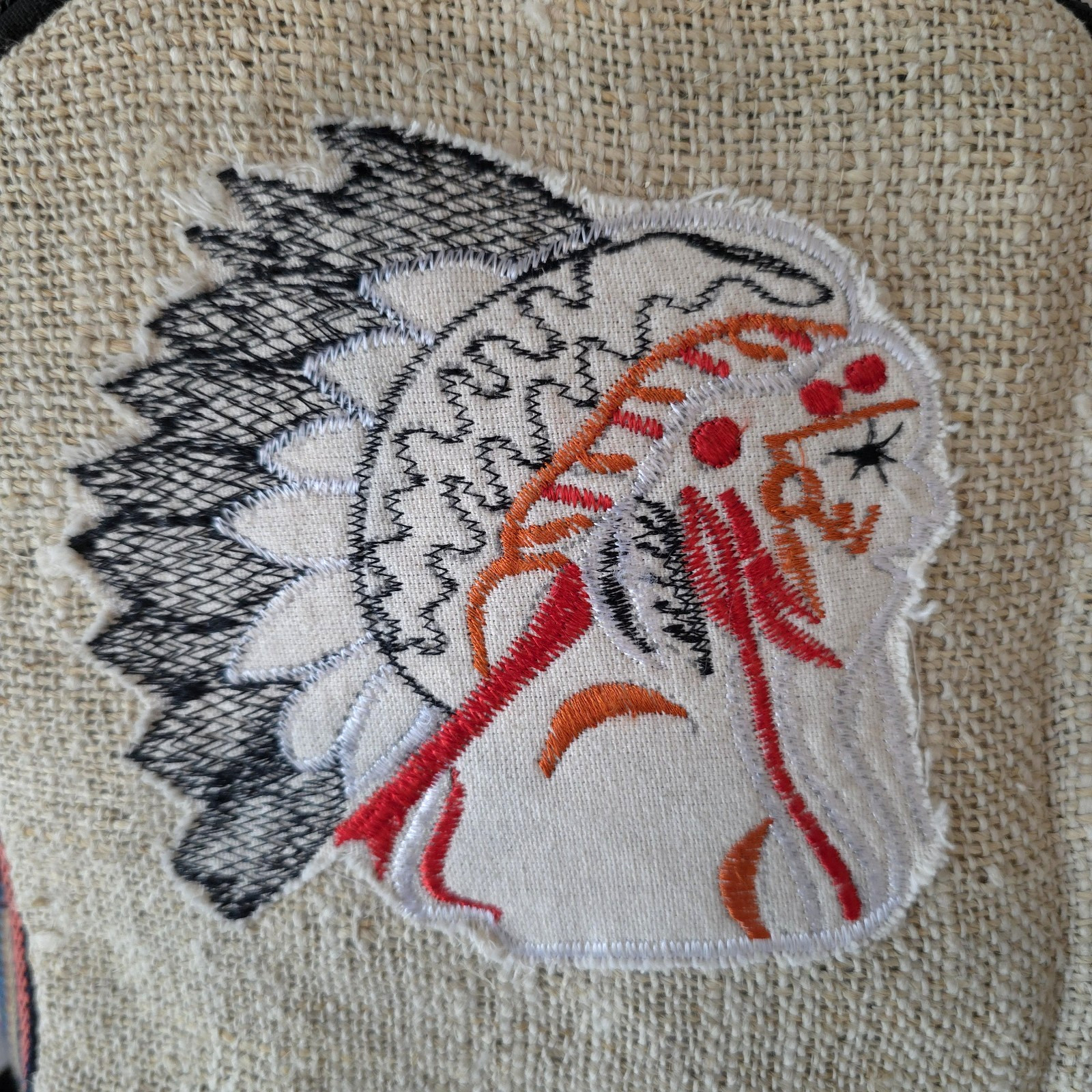 Himalayan Hemp THC Free Backpack Chief Cotton Handmade In Nepal Hippie Unisex