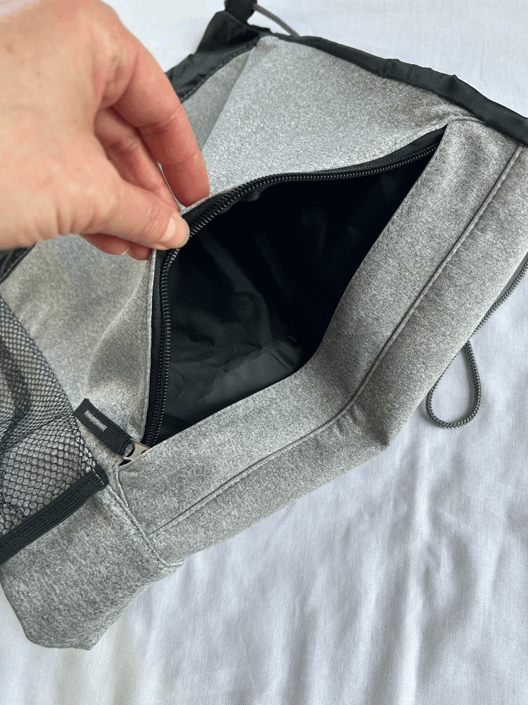 CAT Gray and Black Drawstring Bag, Caterpiller Bag, School Bag