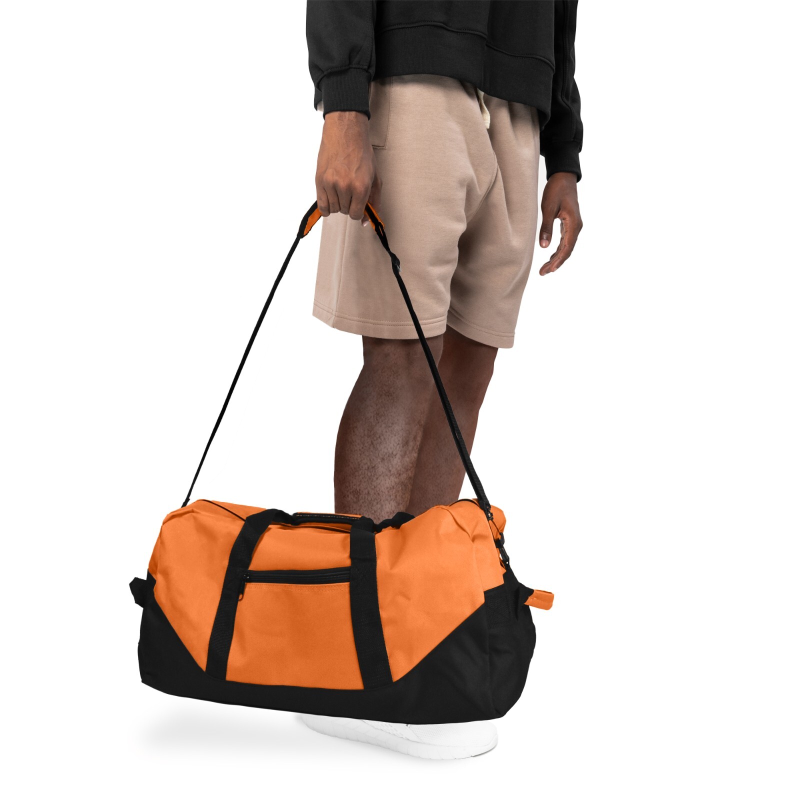 DALIX 21″ Sling Duffle Duffel Ditty Bag Sports Gym Bag Travel Orange