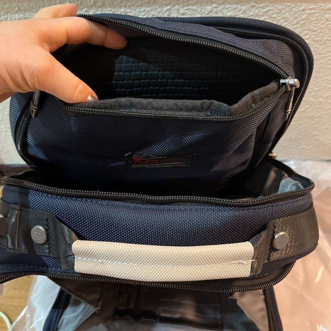 Tumi Alpha 3 Backpack Shoulder Bag Business Sports Nylon Navy NEW