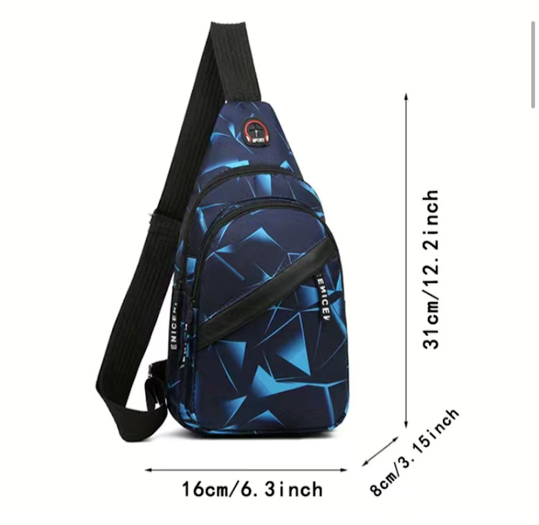 Sport Crossbody Bag Single Shoulder Strap
