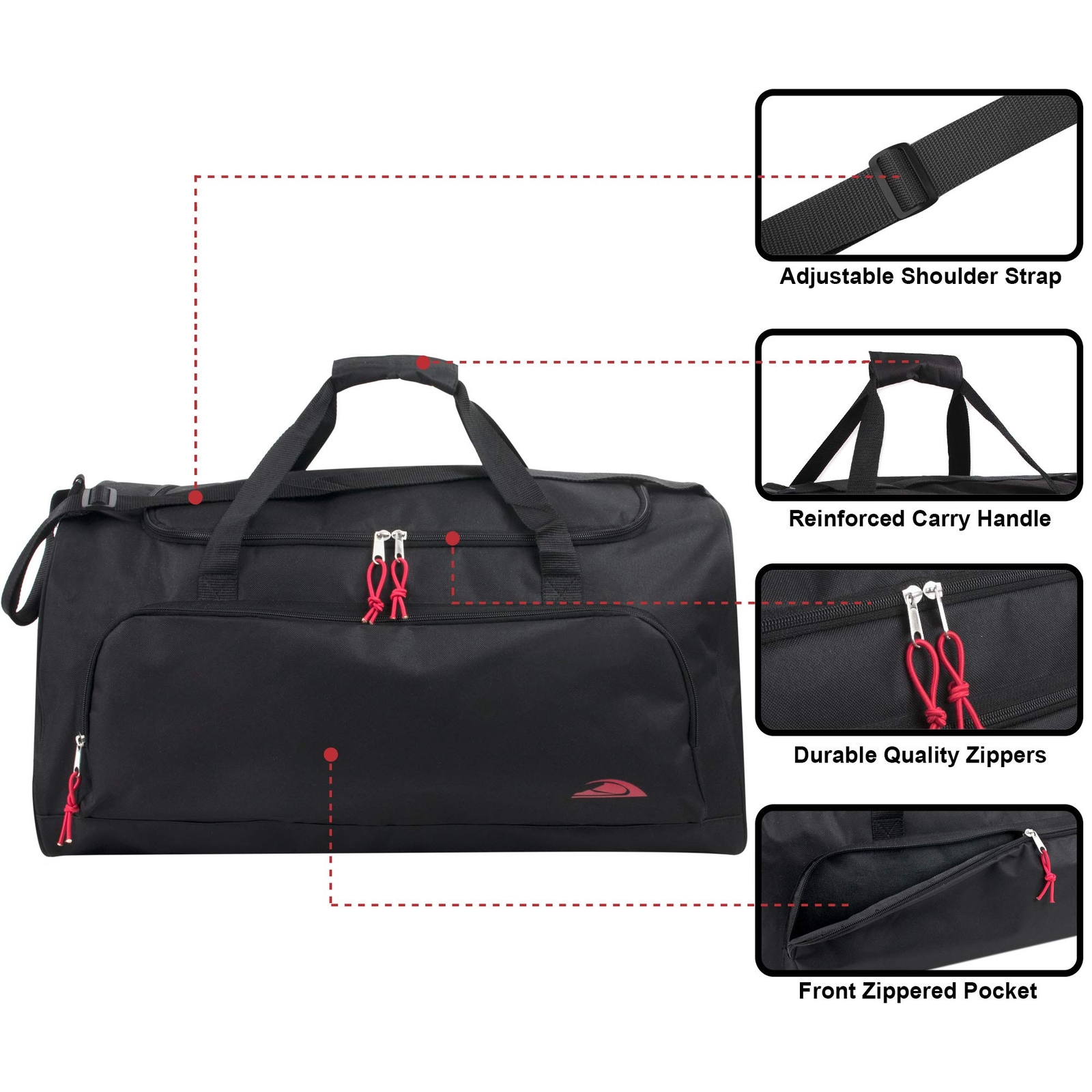 55 Liter, 24 Inch Lightweight Canvas Duffle Bags for Men & Women For Travelin…