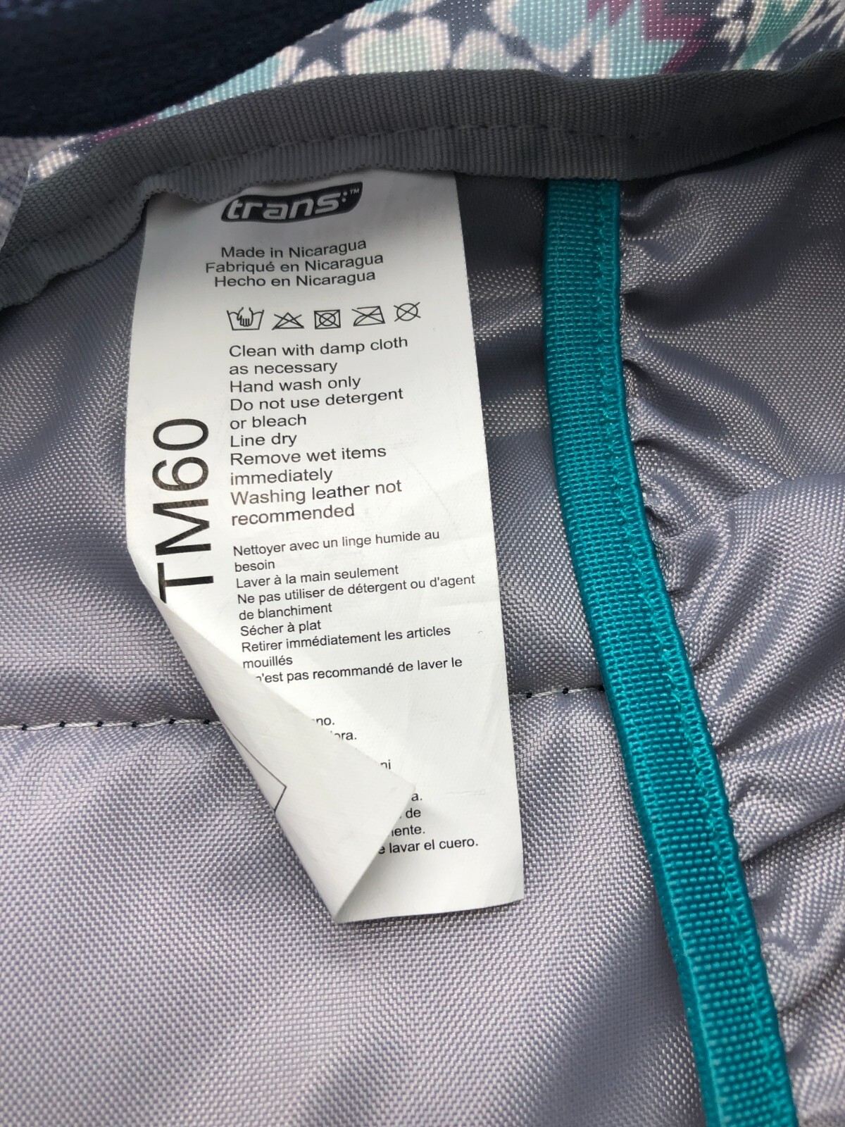 Trans By JanSport Large Backpack Multicolor Green Blue Padded Adjustable Straps