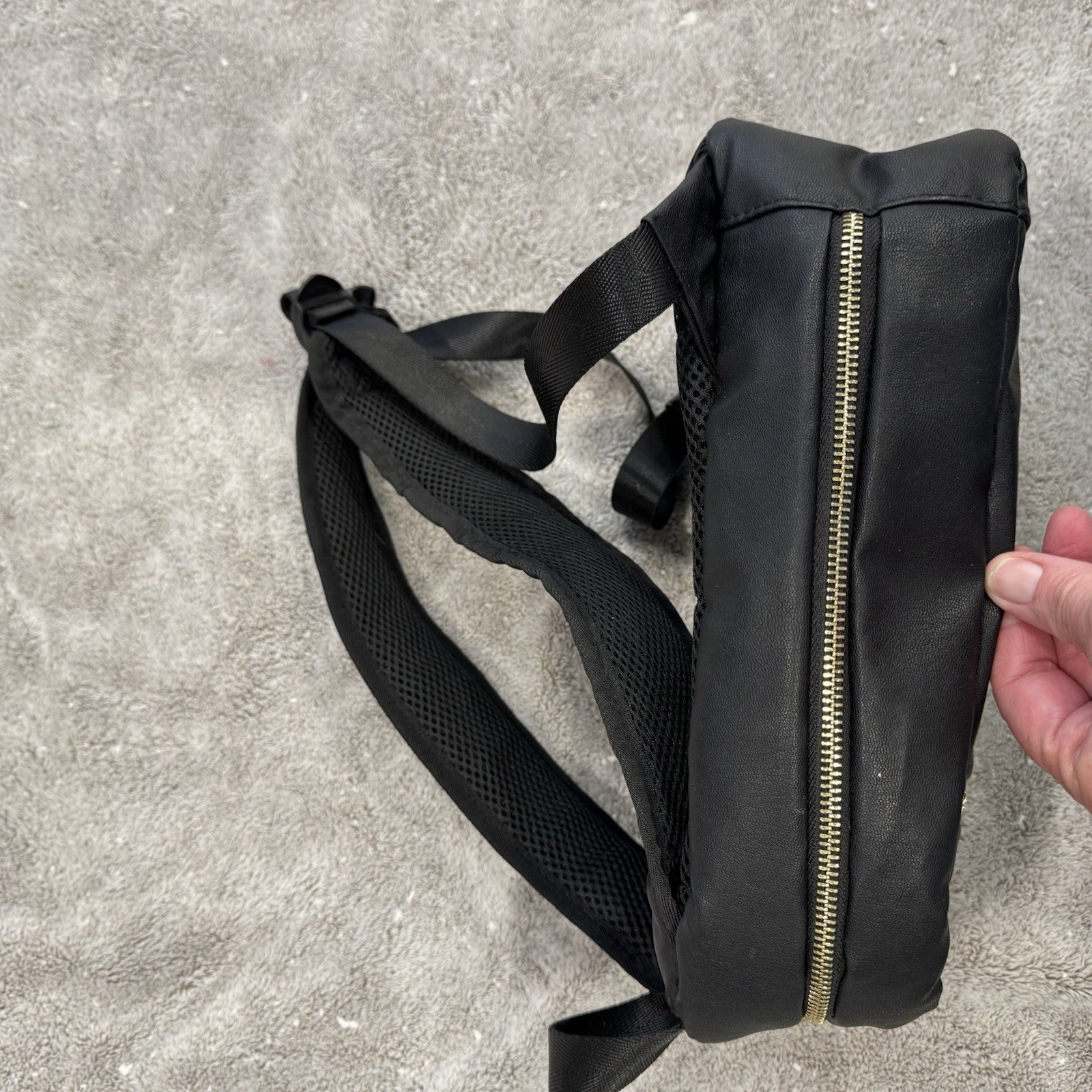 Nike Air Jordan Mini Jumpman Backpack Black Gold Details Small Bag Travel