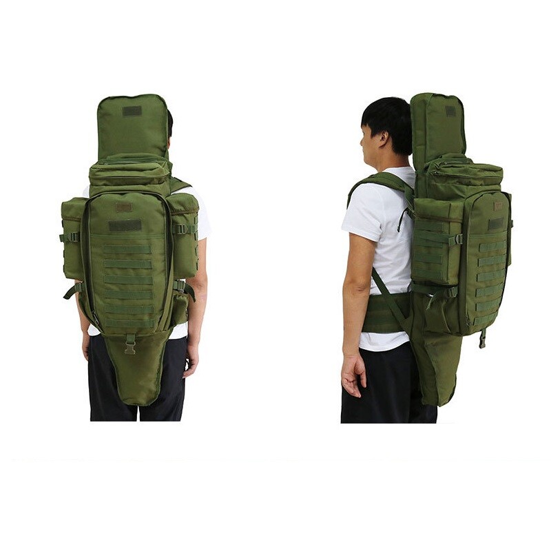 56L/80L/100L Outdoor Military Tactical Backpack Rucksack Camping Hiking Bag