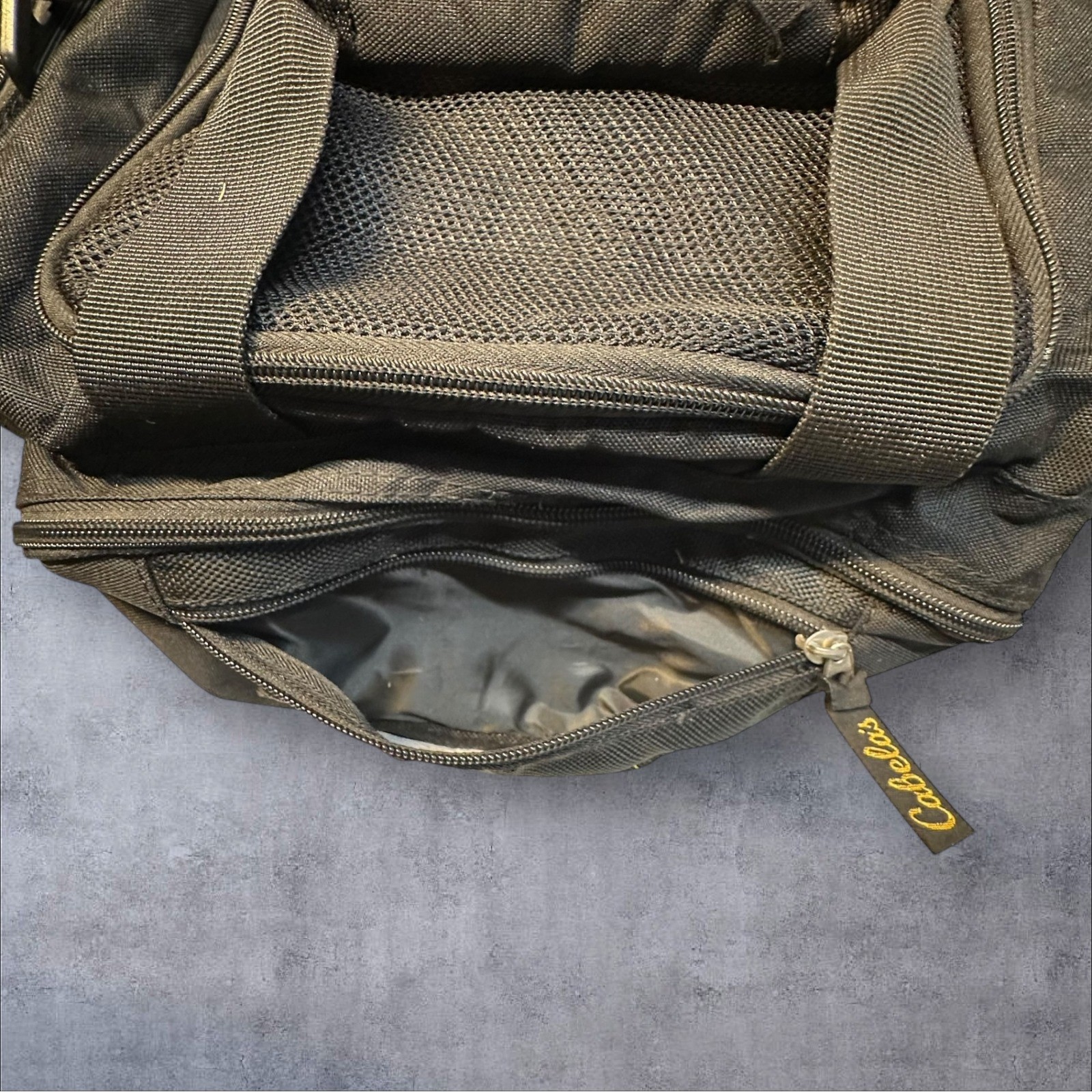Cabela’s Black Catch All Gear Bag