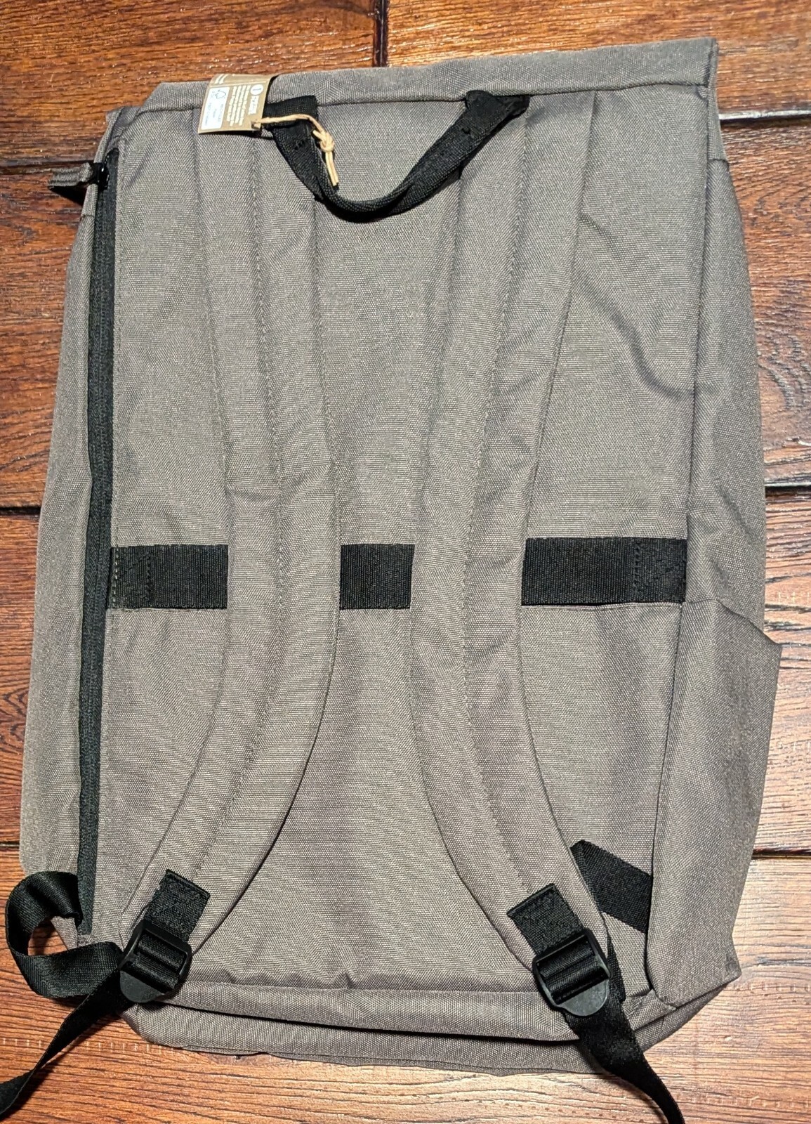 Leeds Gray Flap Over Backpack Laptop Bag – NWT – Personalized Embroidery on Flap