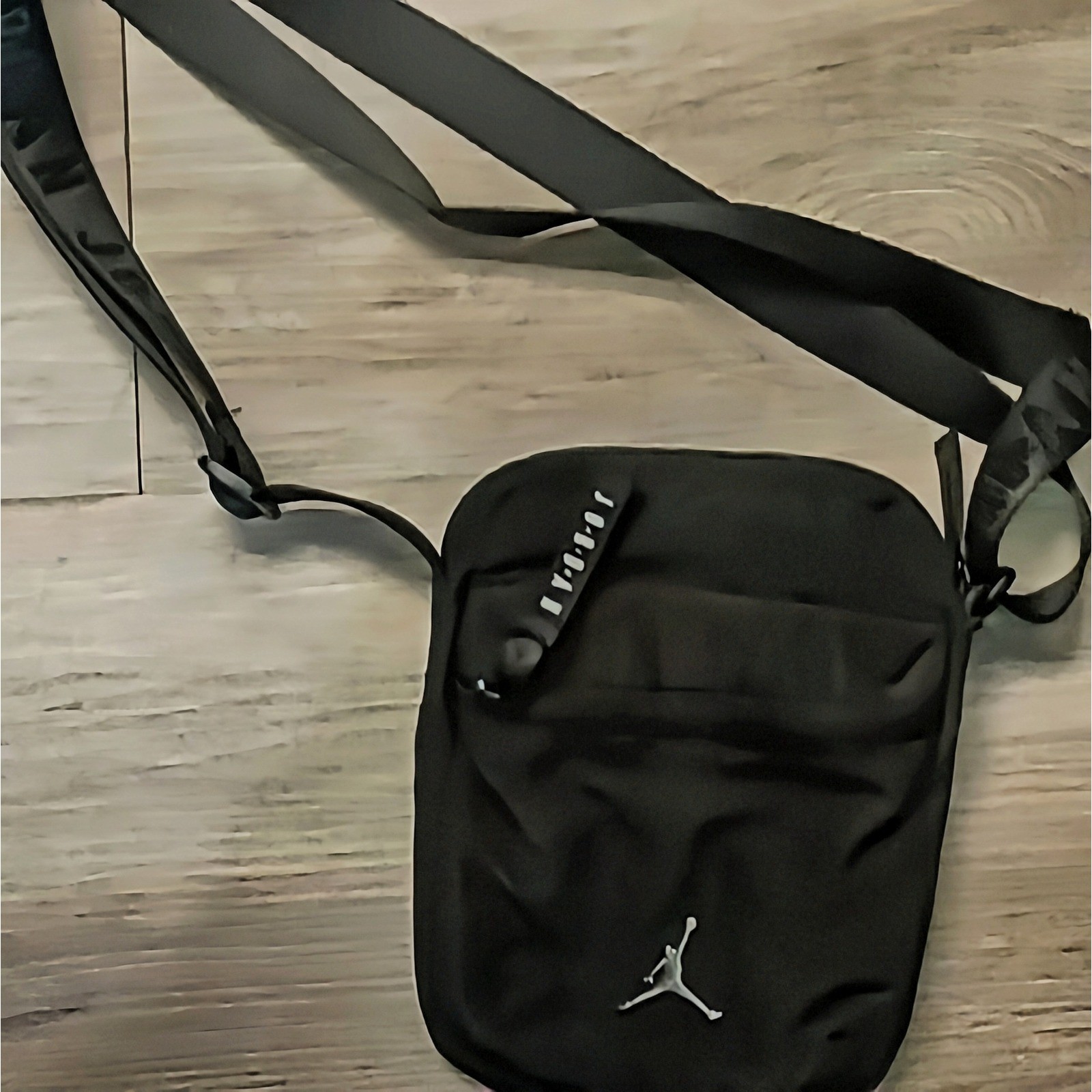 Jordan Festival Bag Black Crossbody Jumpman Logo Adjustable Strap