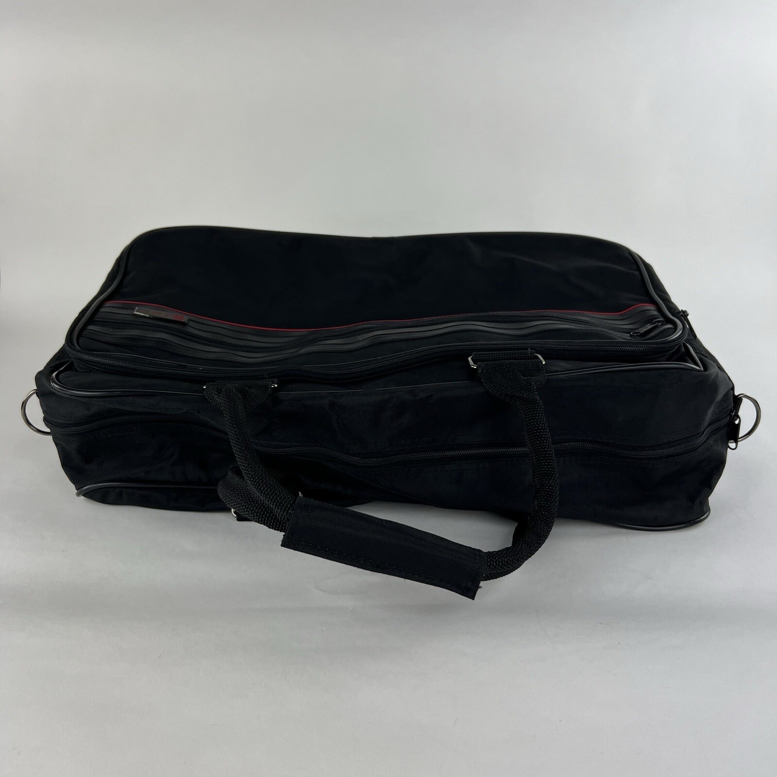Givenchy Bag Overnight Weekender Duffel Travel Black/Red Rare Authentic