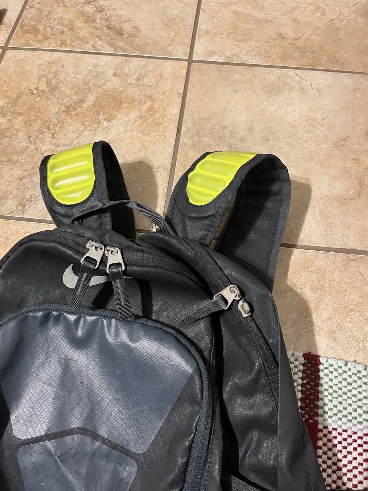 Nike Max Air Gray Large Backpack Unisex Pre-owned