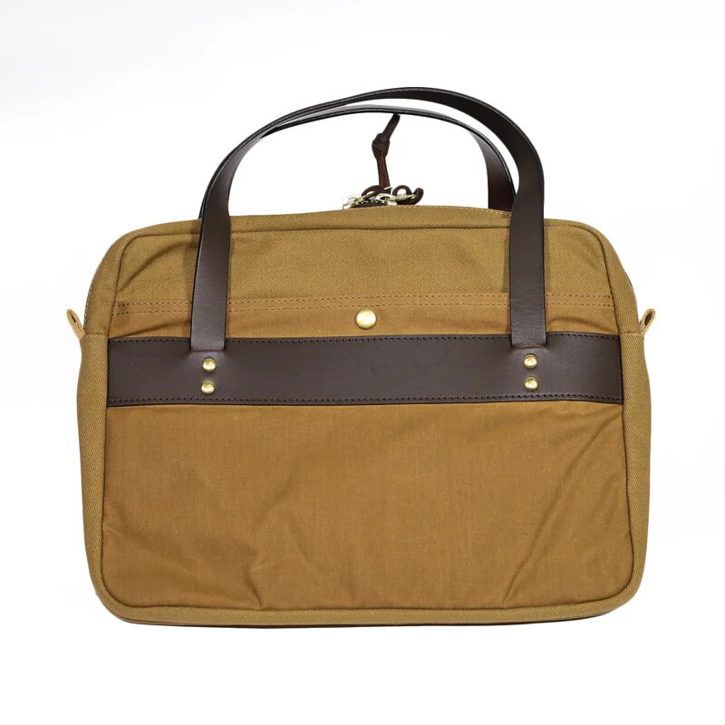 Heavy Wax Canvas Shoulder Handbag Size 37*30*8cm Business Men’s Briefcase