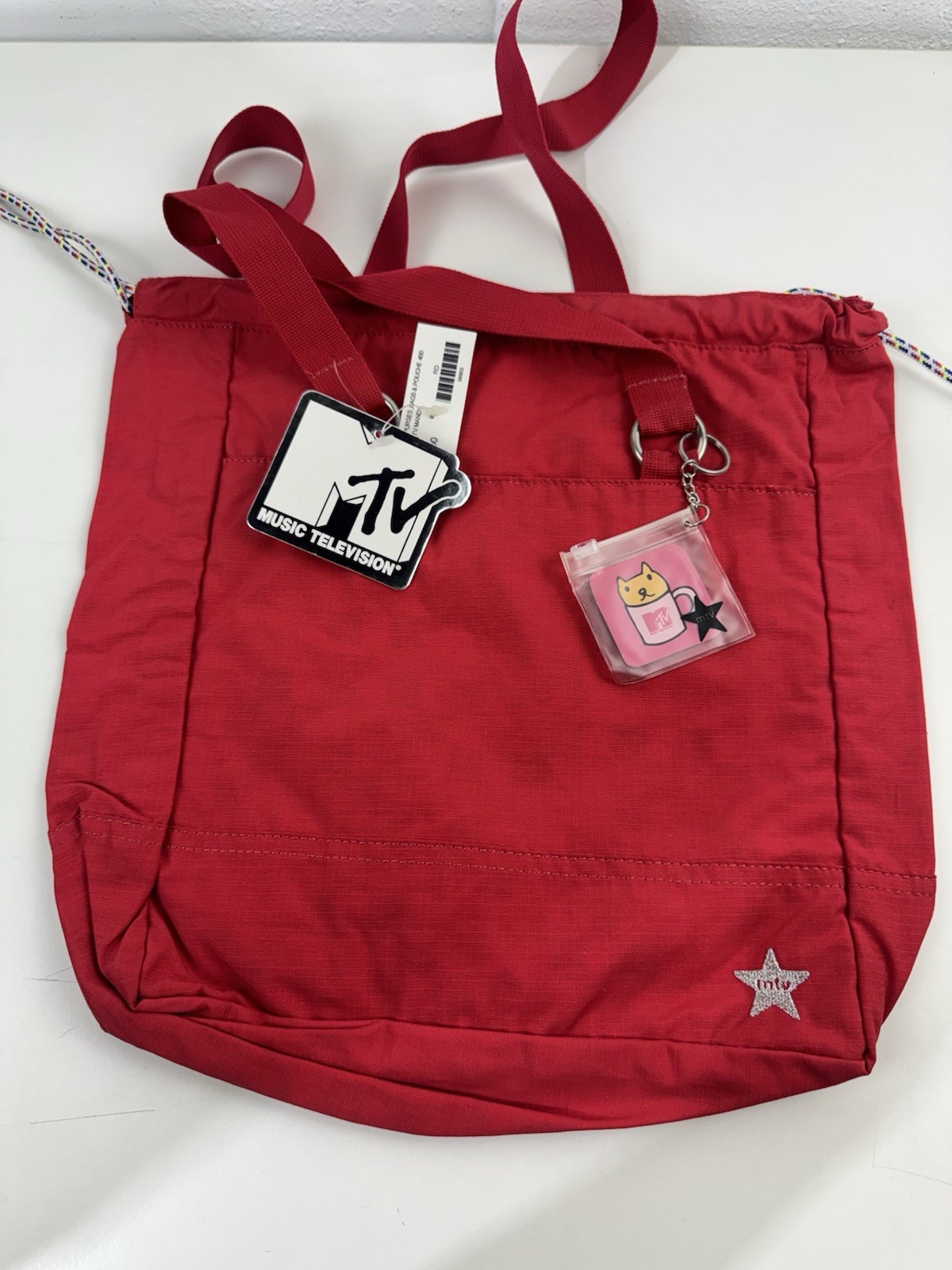 Y2k Rare 90s Vintage MTV Music Television Shoulder Bag 🔥 Black Carrying Case