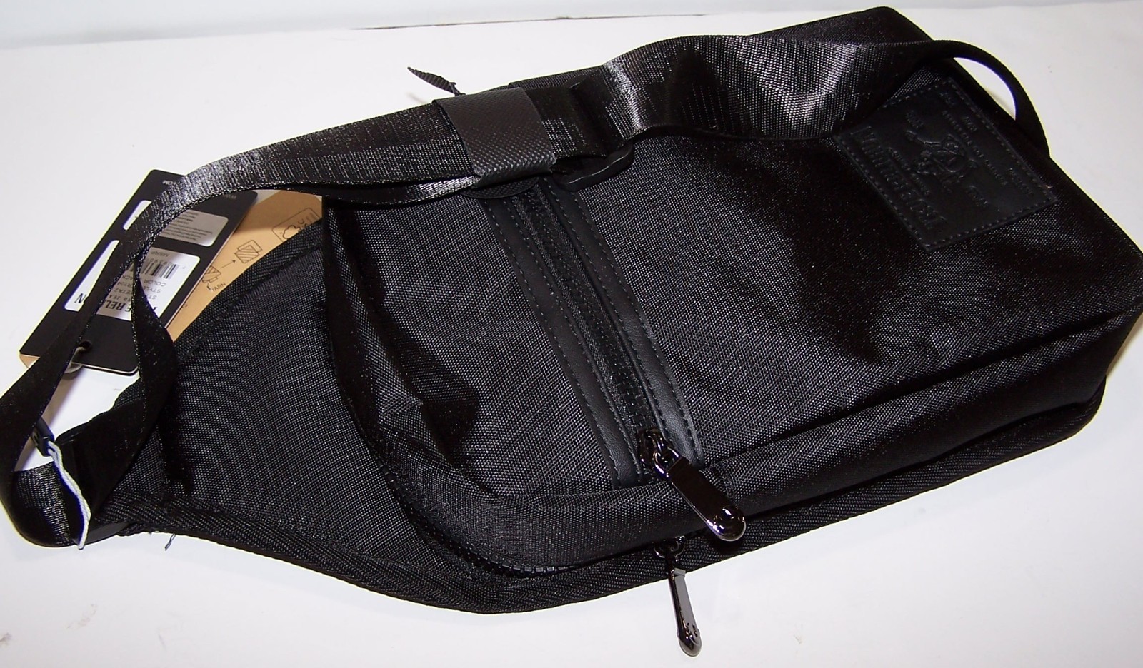 True Religion Buddha Patch Unisex Black YETA 2.0 Crossbody Bag TR104144 NWT $50
